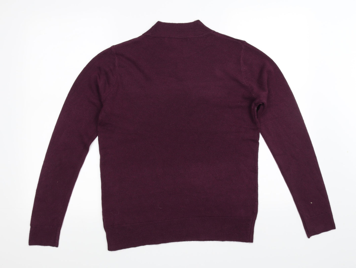 Vida Vi Womens Purple   Henley Jumper Size S