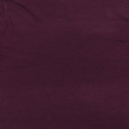 Vida Vi Womens Purple   Henley Jumper Size S