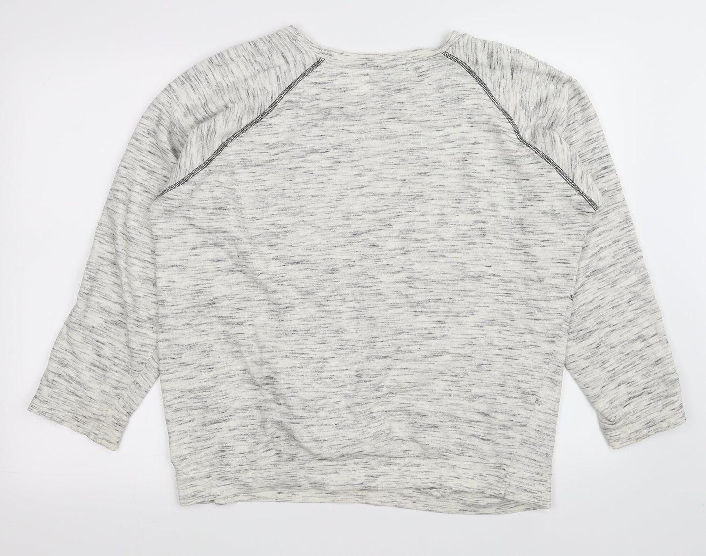 Sparkle & Fade Womens White   Pullover Jumper Size S