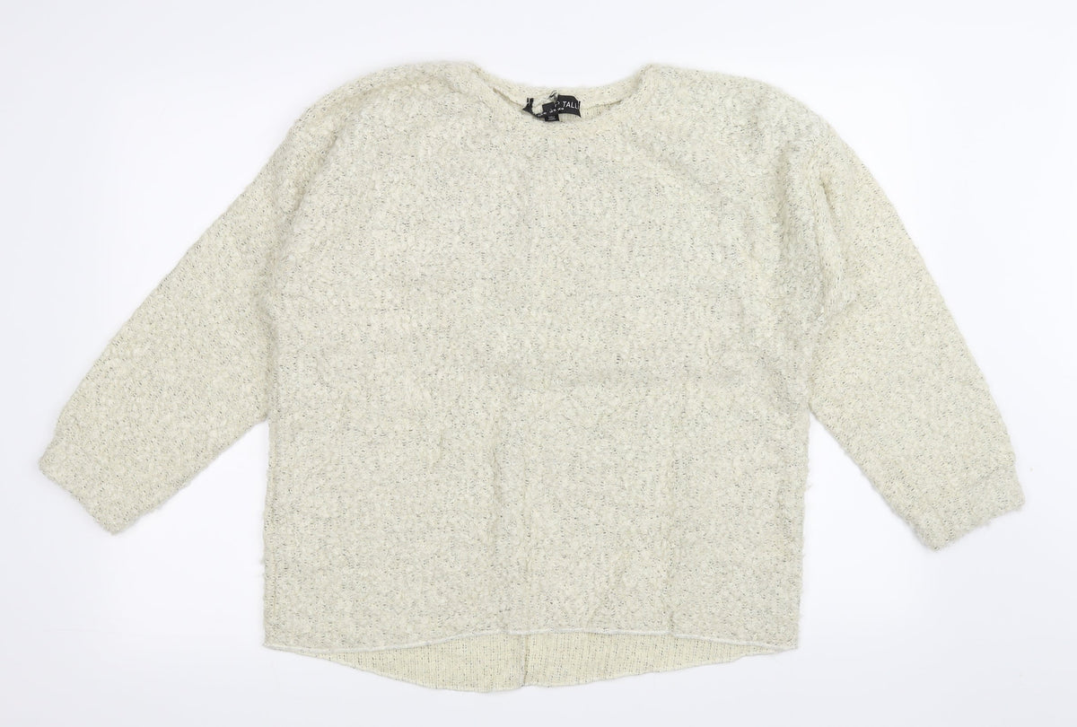 Topshop Womens Beige   Pullover Jumper Size 14