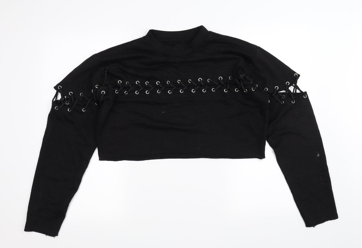 Parisian Womens Black   Pullover Jumper Size 10