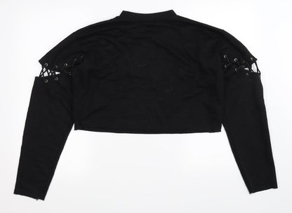 Parisian Womens Black   Pullover Jumper Size 10