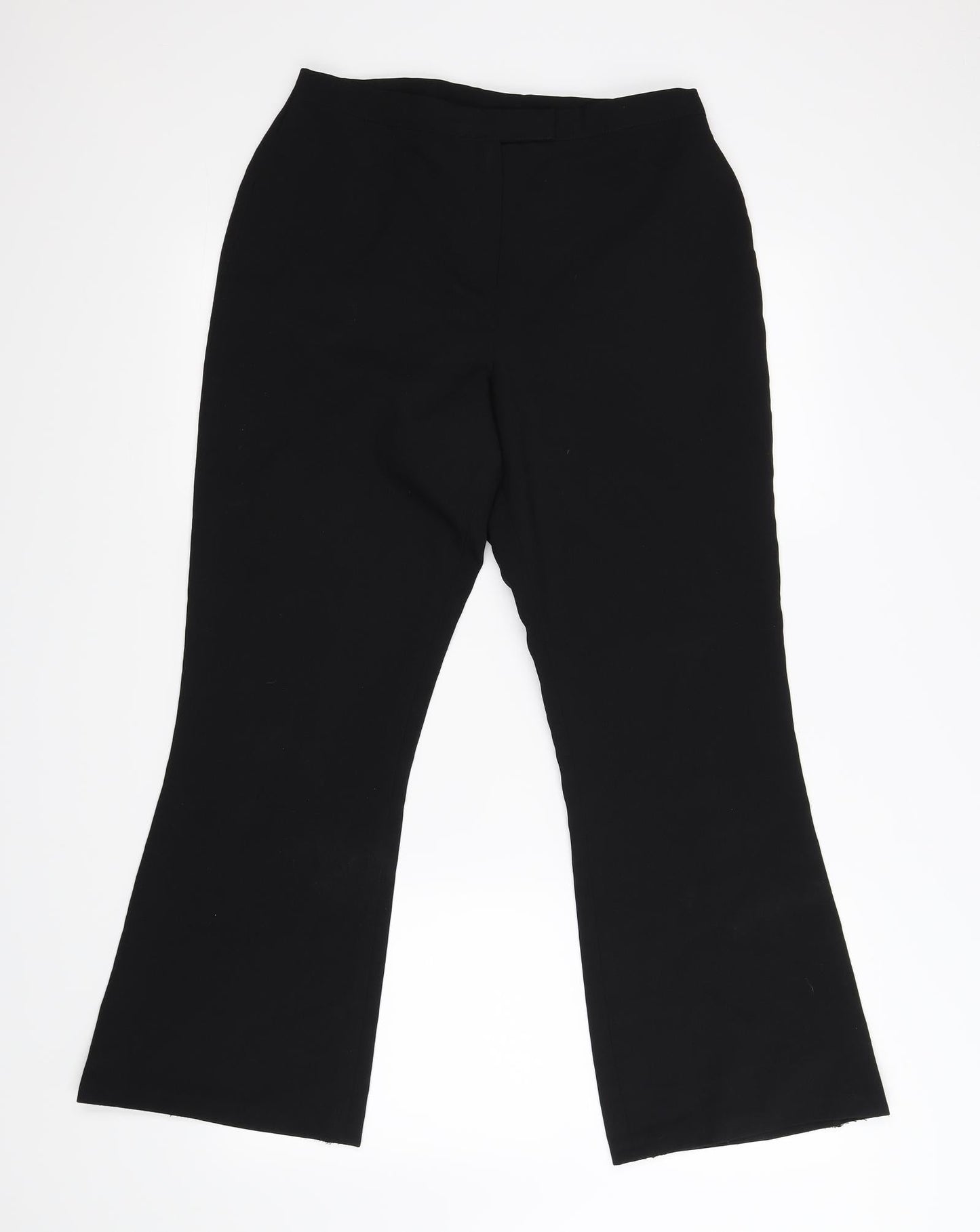 Womens UK Size 10 Dorothy Perkins Regular Fit  Black Trousers