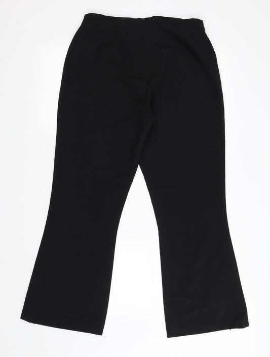 Womens UK Size 10 Dorothy Perkins Regular Fit  Black Trousers