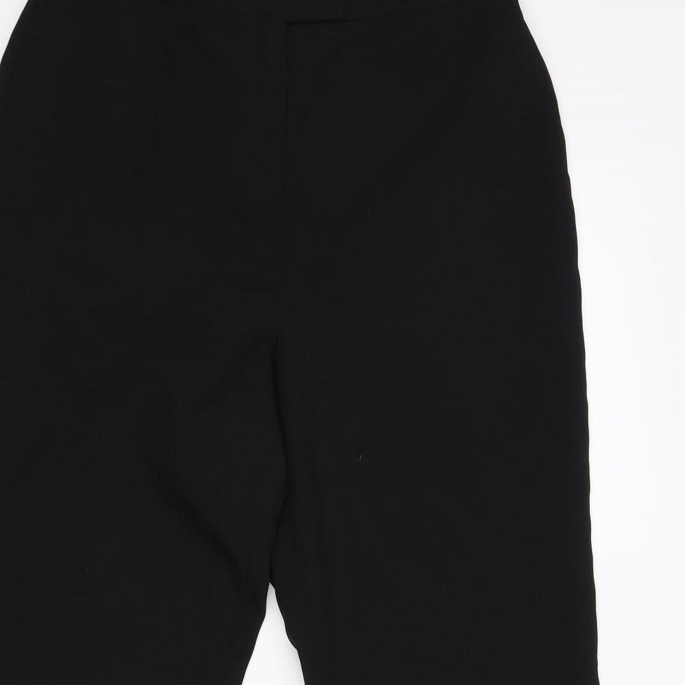Womens UK Size 10 Dorothy Perkins Regular Fit  Black Trousers