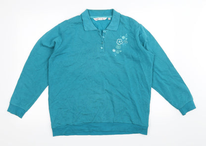 pure classics Womens Blue   Pullover Jumper Size M