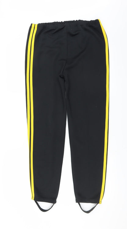 Womens UK Size 34 in Preworn Regular Fit Jogger Black Trousers
