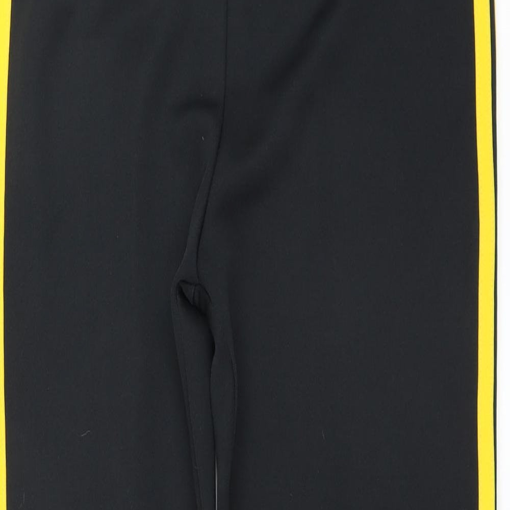 Womens UK Size 34 in Preworn Regular Fit Jogger Black Trousers