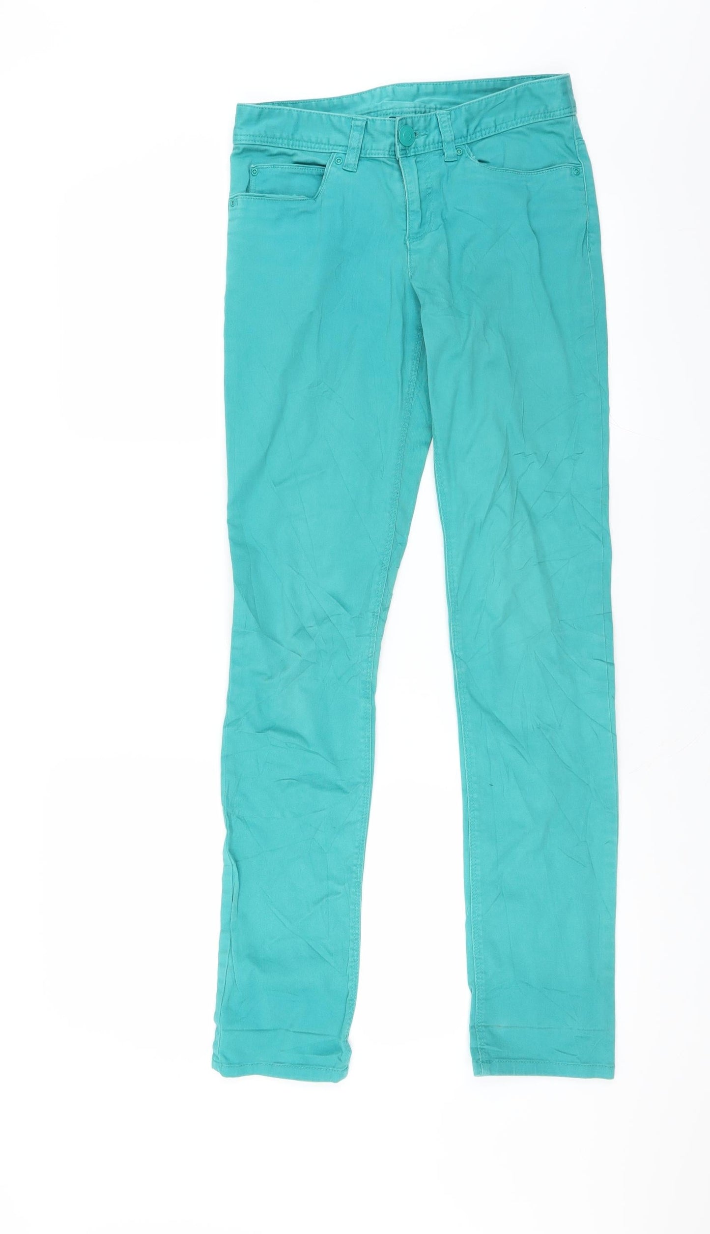 Divided by H&M Womens Green   Skinny Jeans Size 4 L30 in