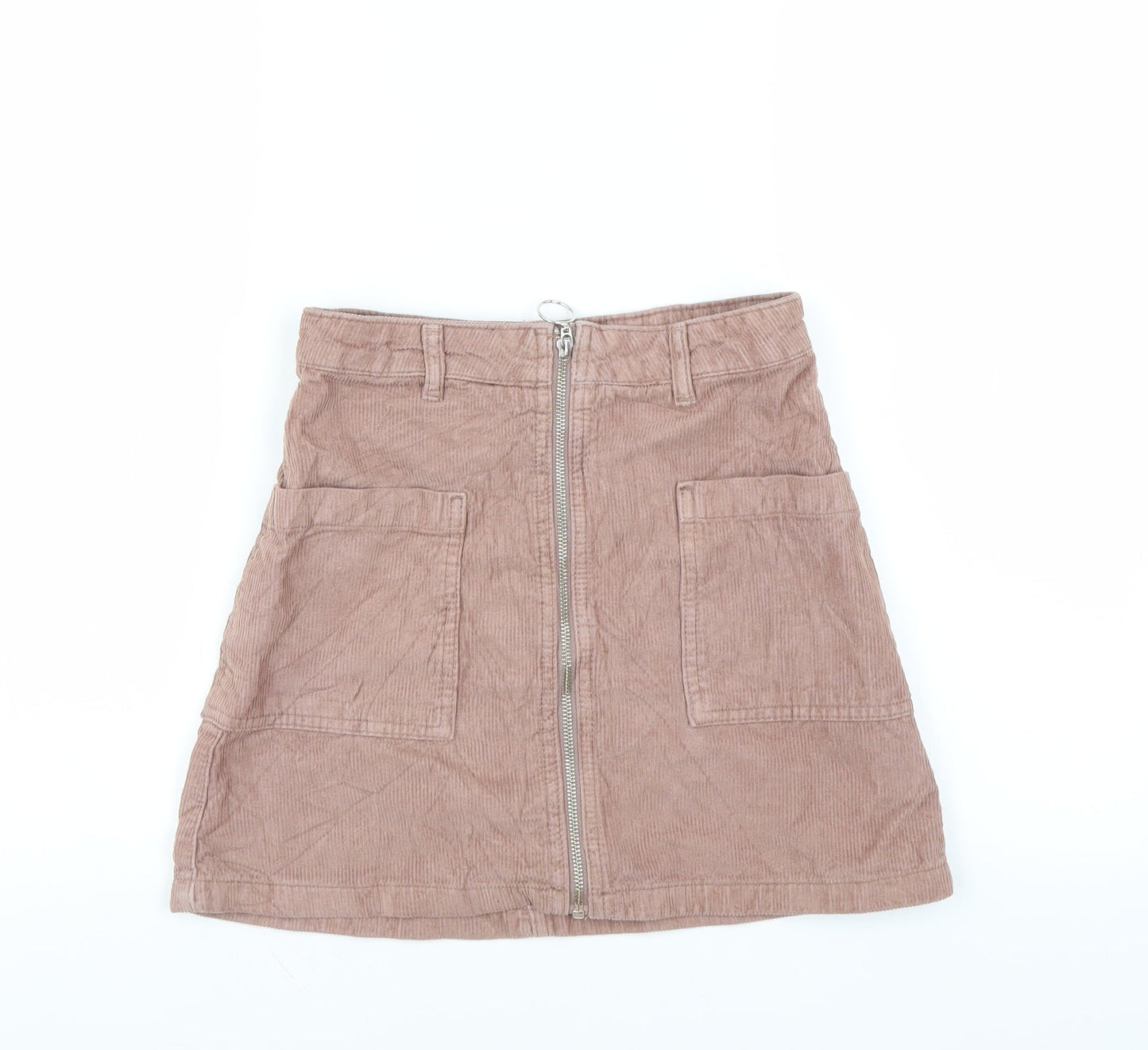 Womens UK Size 6 Topshop Mini Corduroy Skirt