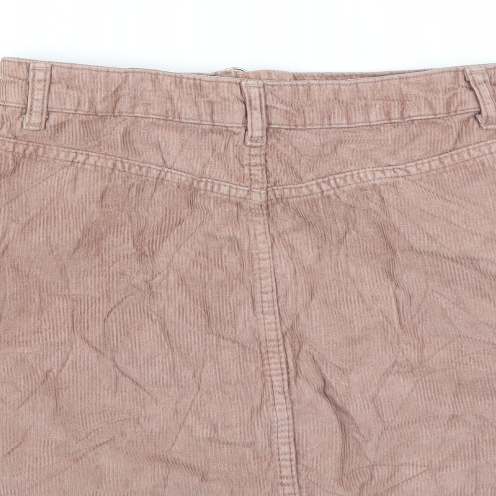 Womens UK Size 6 Topshop Mini Corduroy Skirt