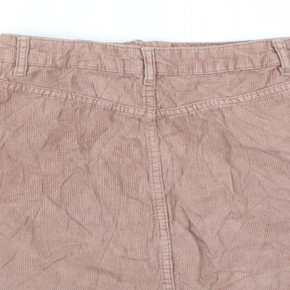 Womens UK Size 6 Topshop Mini Corduroy Skirt