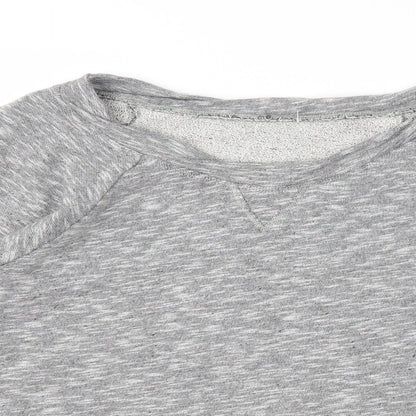 Preworn Girls Grey  Jersey Pullover Sweatshirt Size 12 Years