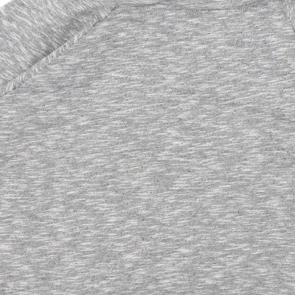 Preworn Girls Grey  Jersey Pullover Sweatshirt Size 12 Years