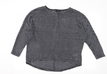 New Look Womens Grey   Pullover Sweatshirt Size M
