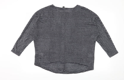 New Look Womens Grey   Pullover Sweatshirt Size M