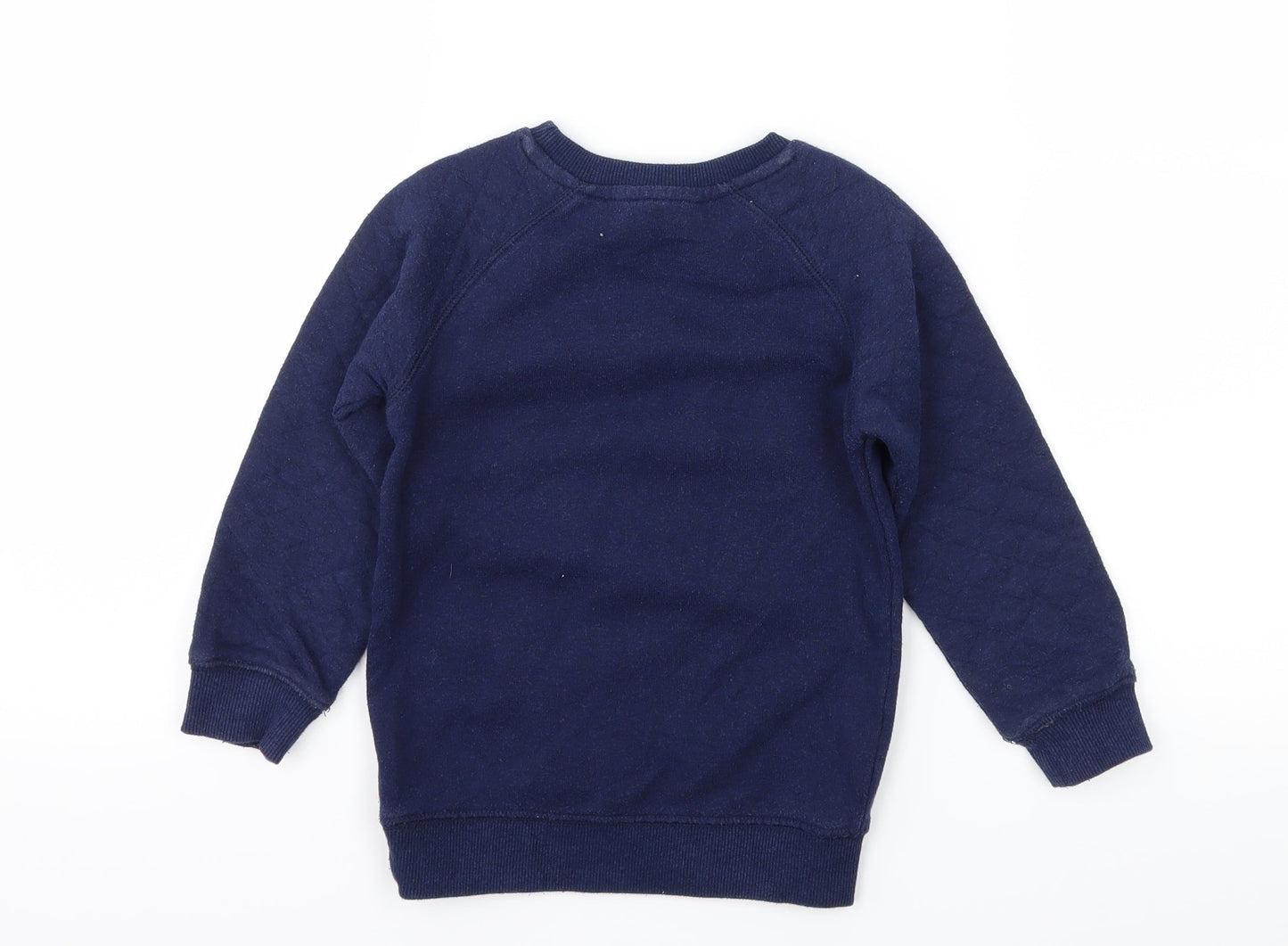 George Boys Blue  Jersey Pullover Sweatshirt Size 2-3 Years  - Louder the Better