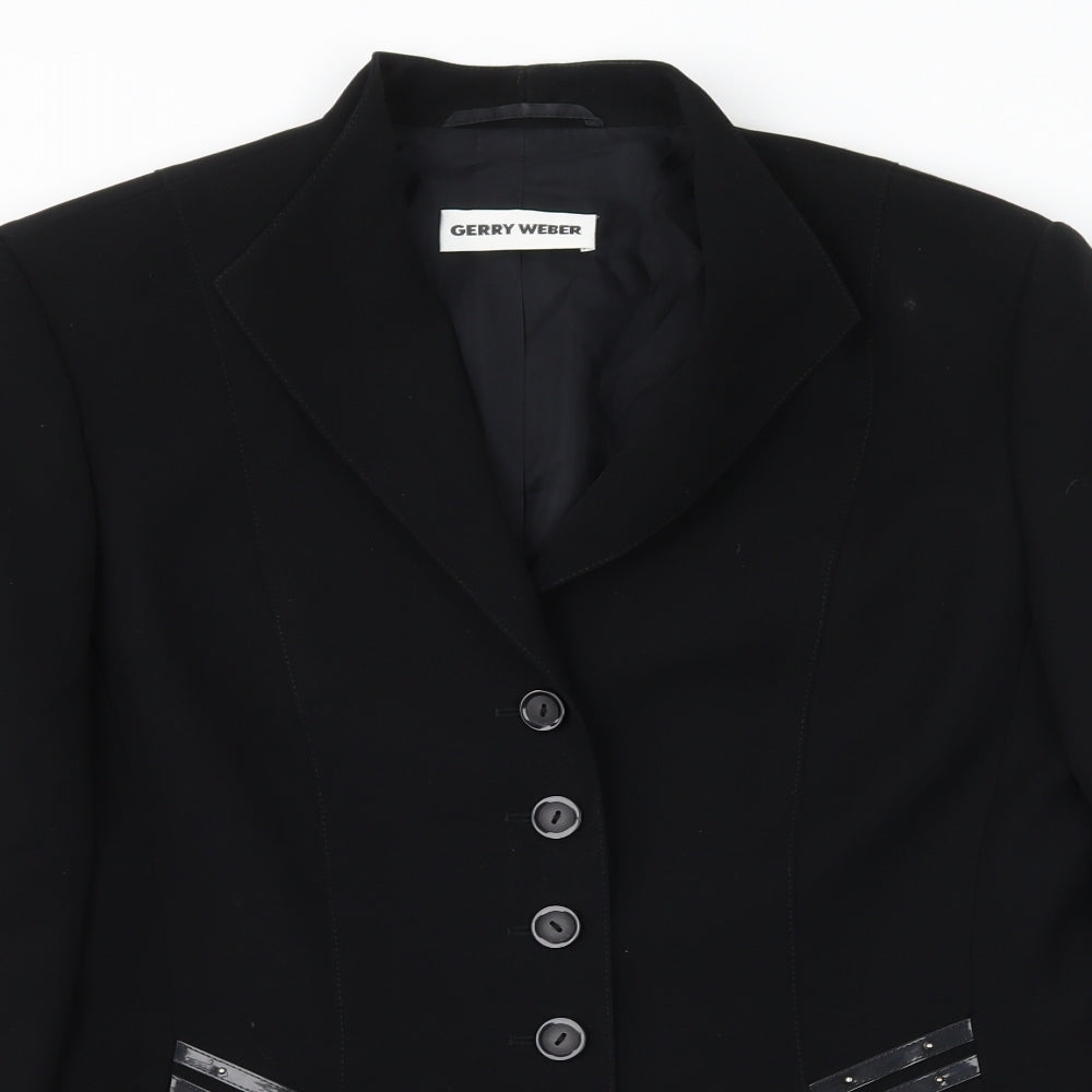 Gerry Weber Womens Black   Jacket Blazer Size 10