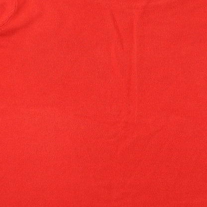 Primark Womens Red  Knit Pullover Jumper Size 12