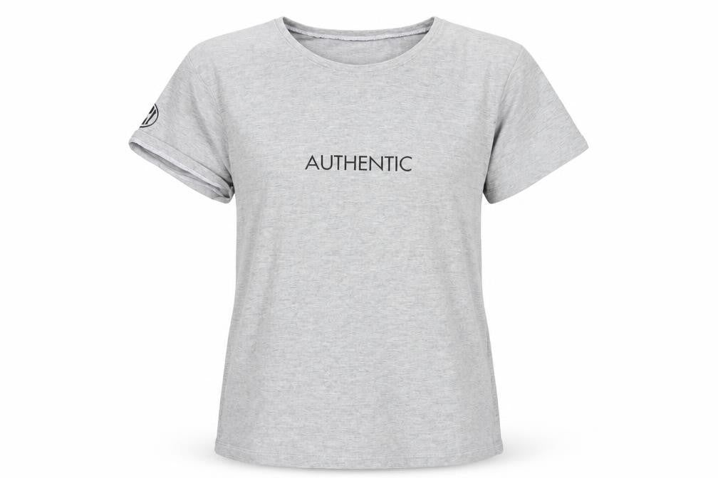 Womens UK Size M JERZEES Grey Basic T-Shirt