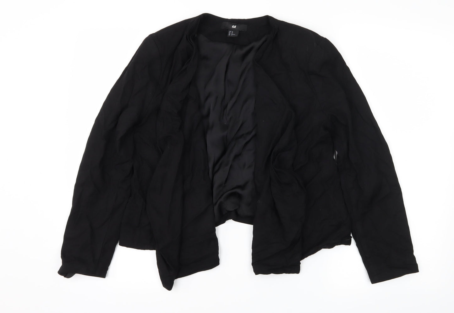 Womens UK Size 10 H&M Black Jacket