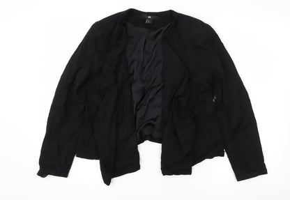 Womens UK Size 10 H&M Black Jacket
