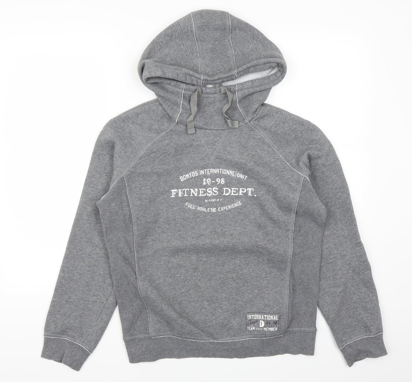 DOMYOS Boys Grey   Pullover Hoodie Size L  - Domyos International Fitness Dept