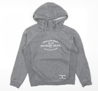 DOMYOS Boys Grey   Pullover Hoodie Size L  - Domyos International Fitness Dept