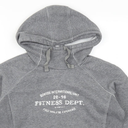 DOMYOS Boys Grey   Pullover Hoodie Size L  - Domyos International Fitness Dept