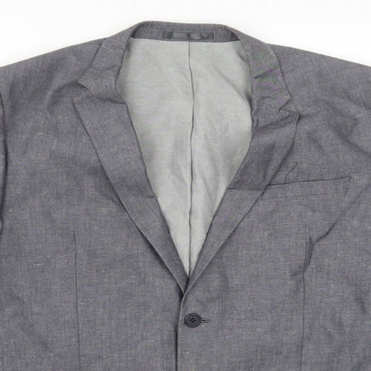 Mens UK Size 44 Butler & Webb Regular Blue Suit Jacket