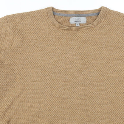 Marks & Spencer Womens Brown   Pullover Jumper Size L
