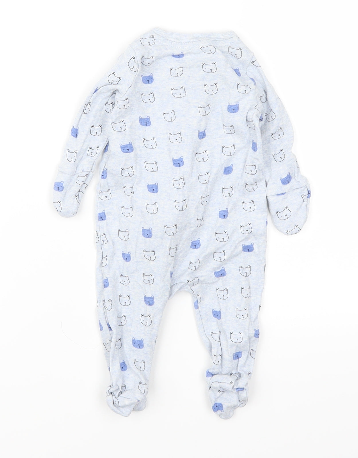 Gap Baby Blue Animal Print  Cami One Piece Size 0-3 Months  - Bear Print