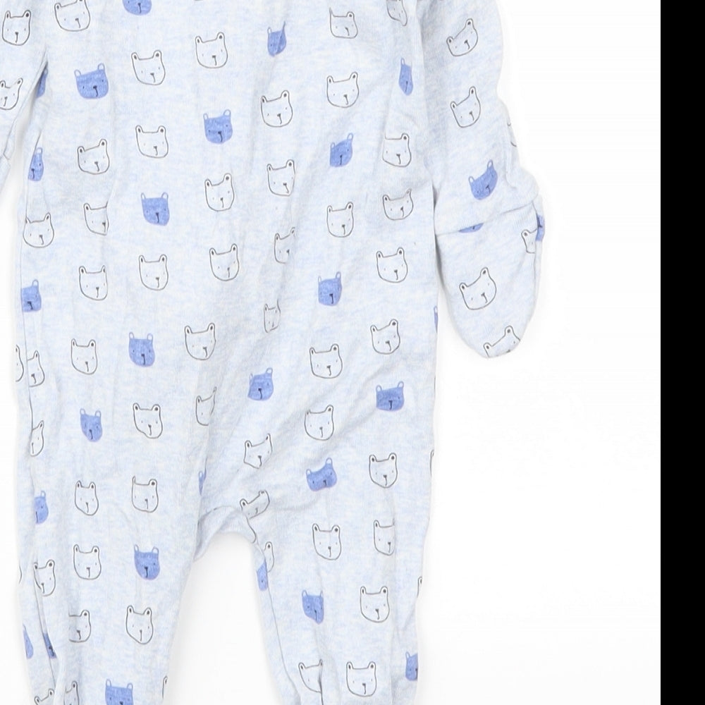 Gap Baby Blue Animal Print  Cami One Piece Size 0-3 Months  - Bear Print