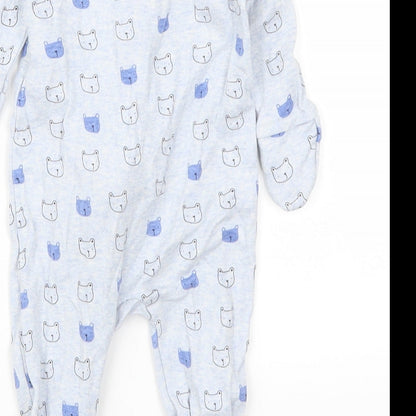 Gap Baby Blue Animal Print  Cami One Piece Size 0-3 Months  - Bear Print