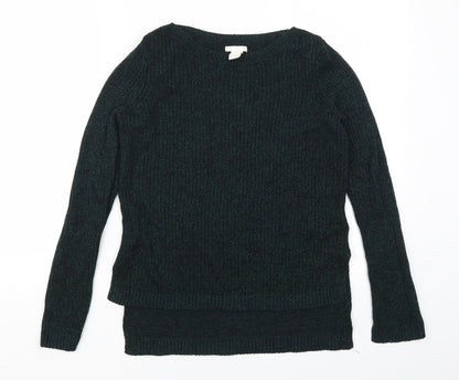 H&M Womens Green   Pullover Jumper Size S