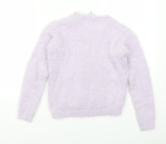 Preworn Womens Purple   Pullover Jumper Size M  - Star