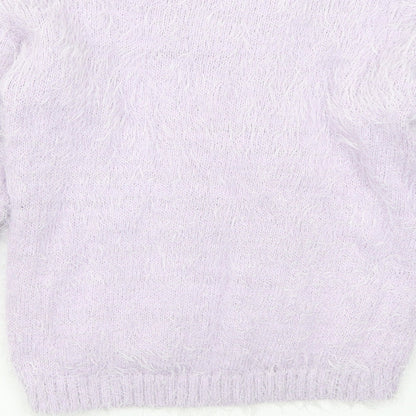 Preworn Womens Purple   Pullover Jumper Size M  - Star