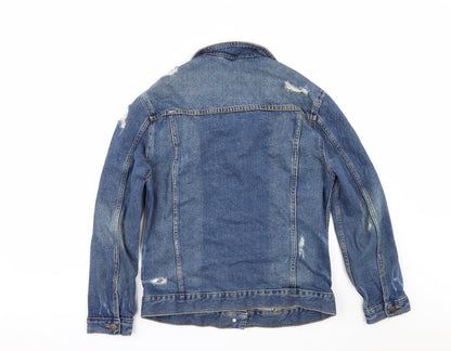 Womens UK Size 6 New Look Blue Jacket