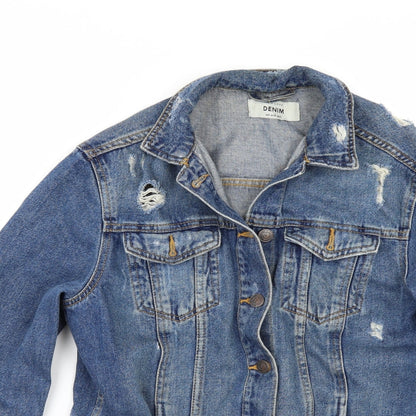 Womens UK Size 6 New Look Blue Jacket