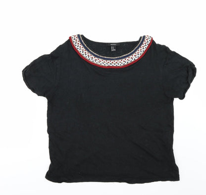 FOREVER 21 Womens Black   Basic T-Shirt Size M