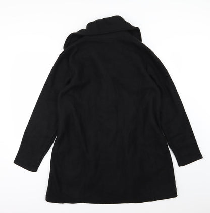 Womens UK Size 16 Preworn Black Overcoat