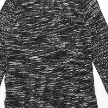 New Look Womens Grey  Knit Pullover Jumper Size 6