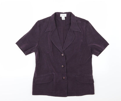 Perks Womens Purple   Jacket  Size 8