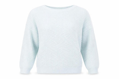 Topshop Womens Blue  Knit Pullover Jumper Size 4