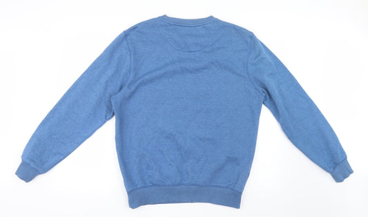 Easy Mens Blue   Pullover Jumper Size M
