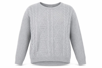Blue Motion Womens Grey  Knit Pullover Jumper Size L