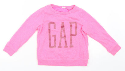 Gap Girls Pink   Pullover Sweatshirt Size 4 Years