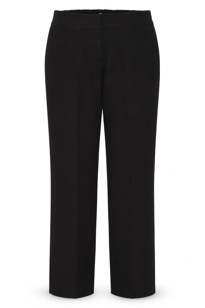 Womens UK Size 14 Preworn Regular Fit  Black Trousers