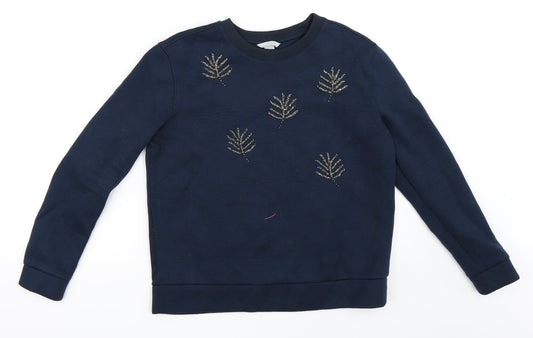 H&M Womens Blue   Pullover Sweatshirt Size S