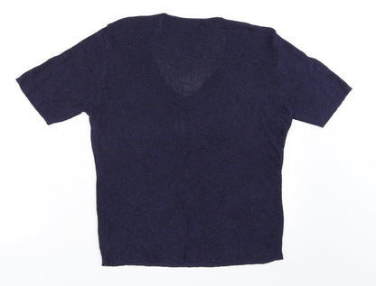 Marks & Spencer Womens Blue   Pullover Jumper Size 14